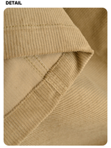 brown corduroy midi skirt
