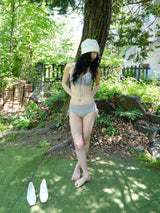 terry shirring bikini