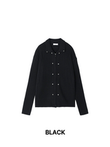 WL Ed Rivet Ribbed Knit Zip-Up (2C)