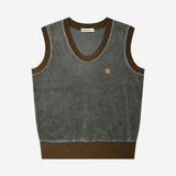 ALARM VINTAGE TERRY VEST CHARCOAL_MAN
