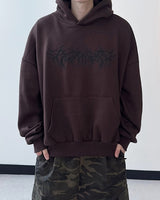 Cable Paint Over Hoodie