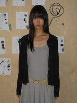 SNAP HOODIE SHIRT (BLACK)
