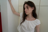 Harbor ribbon blouse_ivory