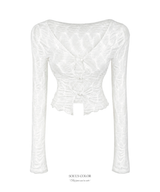 Rosie Frill Cardigan (2color)