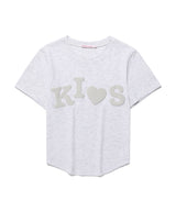 Bumpy Kiss Logo Tee Grey (KIB6MFT503A)