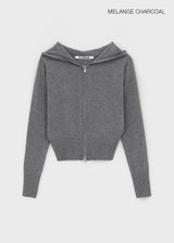 [MADE] Budri Hooded Knit Zip-Up