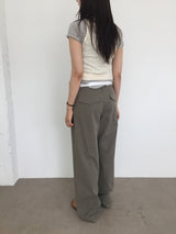 Highland pintuck pants (3color)