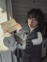 Leak damage wool double coat