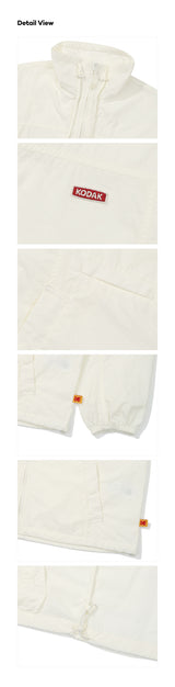 (Women) ICE POP Cropped Stand-Neck Jacket【IVORY】
