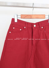 4 color cotton maxi long skirt