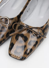 LEOPARD FLAT SHOES
