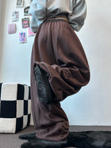 PUNCHING LOOSE HIP STREET LONG PANTS 💙🤎2COLOR