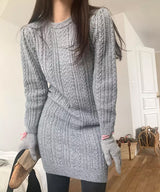 コージーニッティングワンピース