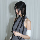 Heart Crocher Bonnet - BLACK