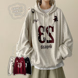 Number Vintage Overfit Hoodie