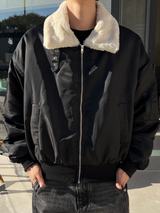 Cropped Aviator Mustang Jacket (2 colors)