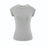 Mina Layered Trim Tee