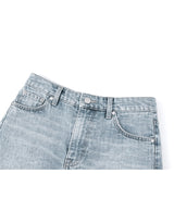 Celeste Glitter Hotfix Denim Pants Light Blue