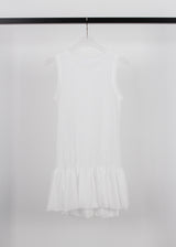 PEARL MESH SHIRRING TOP