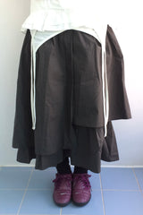 Layered Cut Shaped Skirt