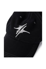 DESTROYED SIGNATURE LOGO CAP (BLACK)