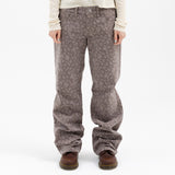 Twister Cotton Pants - Purple