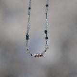 Dream Catcher, single line bracelet_April Birthstone