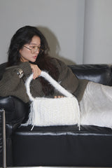WOOLLY BAG_white