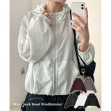 Rudy Mini Check High Neck String Hooded Jumper