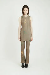 LEAF　KNIT　DRESS