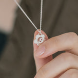 Bloom Button Necklace