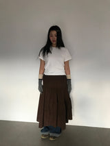 [MD Pick]ベイスリットカットアウトTシャツ (5color)