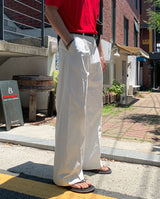Port One Tuck Bio Cotton Slacks
