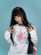 i ♥ Korea 長袖Tシャツ [red]