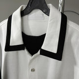 ASCLO Era Bicolor Collar Short Sleeve T (2color)