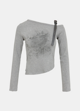 Lost One Shoulder T-Shirt