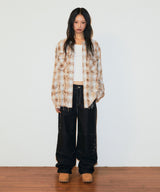 EYELET WIDE PANTS