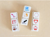 3デザインプッシュスタンプ