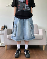 インディバミューダカーゴデニムパンツ