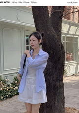Lace Layered Cap Sleeveless (3color)