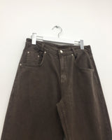 Pigment Straight Cotton Pants (2color)