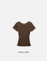 Roen Modal Side Shirring Tee (6c)