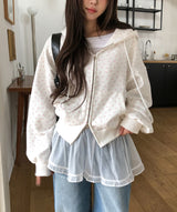 Kathy See-Through Frill Skirt