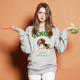 600D-027 VENICE DOG LAYERED SWEAT SHIRTS
