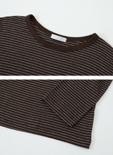 Border Rayon80 Loose Fit T-Shirt (4color)