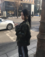 レーシングデニムパンツ