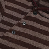 Kell Button Striped Hoodie