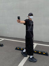 Teach Tokyo lettering short-sleeved T-shirt 3C