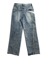IMBALANCE LEATHER DENIM