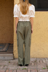 Blanc puff blouse_ivory
